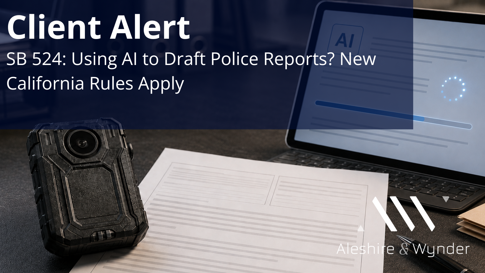 SB 524: Using AI to Draft Police Reports? New California Rules Apply
